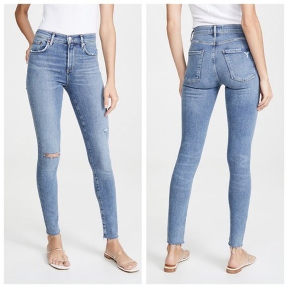 Agolde Sophie Ankle Skinny Jeans In 